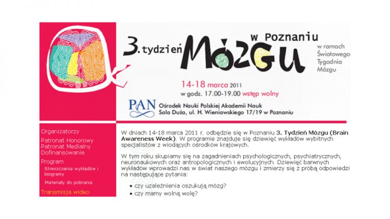 3rd Brain Awareness Week in Poznan
