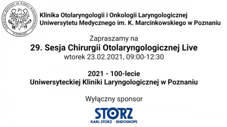 PSNC as a technology partner of the 29th Otolaryngological Surgery Live Session