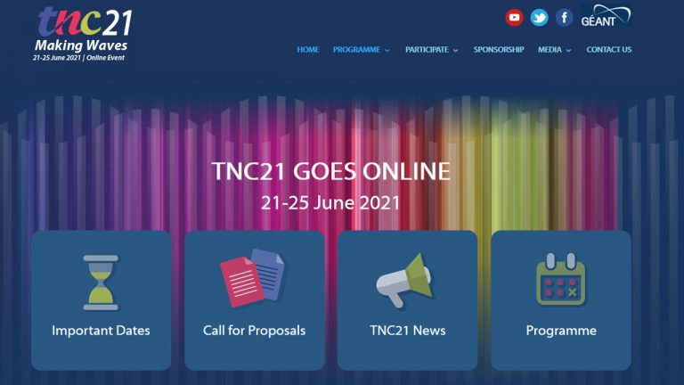 PSNC organizes the TNC21 Conference – this time fully remotely