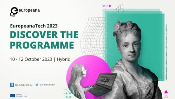 Presentation of the DACE application at the Europeana Tech 2023 Conference