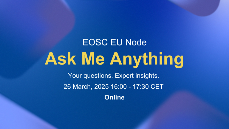 Join the first webinar about EOSC EU Node